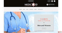 Desktop Screenshot of medical-id-jewelry.com